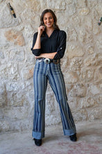 Load image into Gallery viewer, Cuffed Stripe Pants
