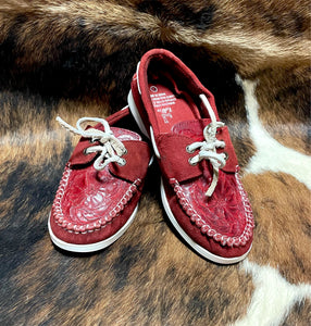 Red Tooled Shoes