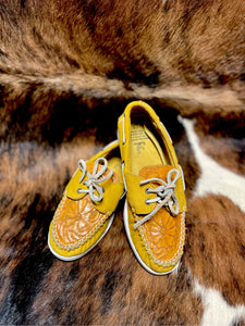 Mustard Tooled Shoes